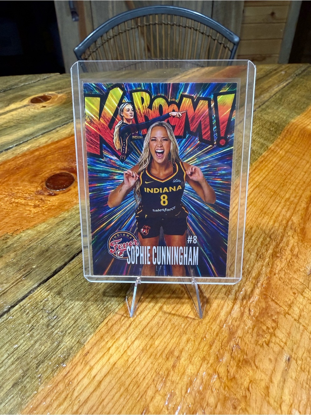 Sophie Cunningham Indiana Fever Kaboom!/Downtown Custom Basketball Trading Card